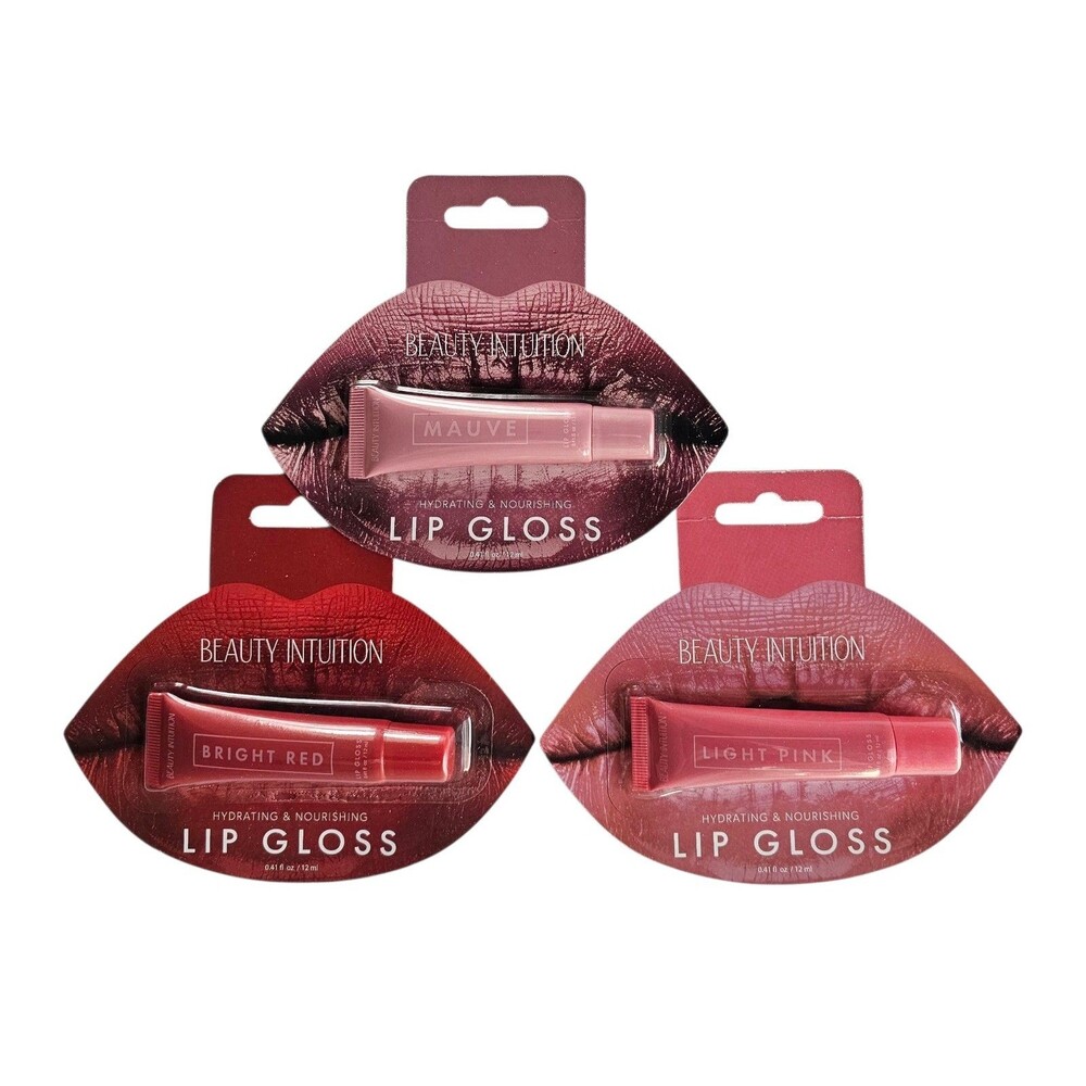 BEAUTY INTUITION HYDRATING NOURISHING LIPGLOSS (3 pack)